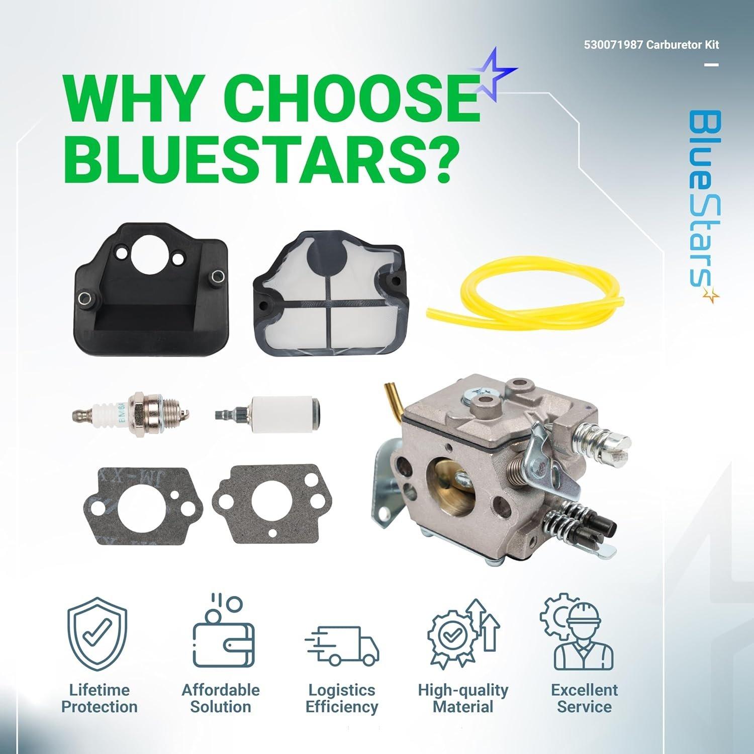 [Lifetime Warranty] Carburetor PP4620AVX 530071987 image 2