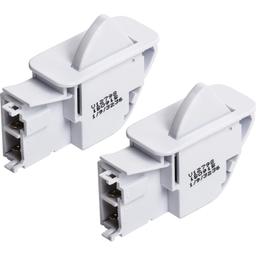 [Lifetime Warranty] 6600JB1010A Refrigerator Door Push Button Switch - Compatible with LG & Kenmore - Replaces AP4442090 6600JB1010K 1268243 6600JB1004A AH3529268 EA3529268 PS3529268 - Pack of 2 thumbnail 0
