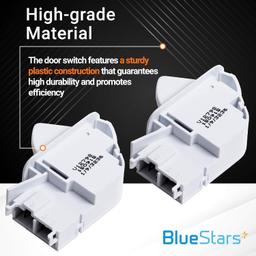 [Lifetime Warranty] 6600JB1010A Refrigerator Door Push Button Switch - Compatible with LG & Kenmore - Replaces AP4442090 6600JB1010K 1268243 6600JB1004A AH3529268 EA3529268 PS3529268 - Pack of 2 thumbnail 4