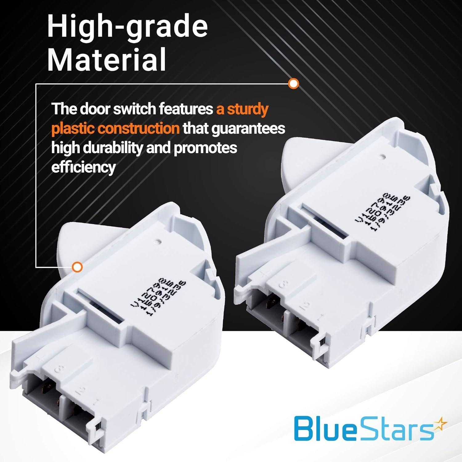 [Lifetime Warranty] 6600JB1010A Refrigerator Door Push Button Switch - Compatible with LG & Kenmore - Replaces AP4442090 6600JB1010K 1268243 6600JB1004A AH3529268 EA3529268 PS3529268 - Pack of 2 image 4