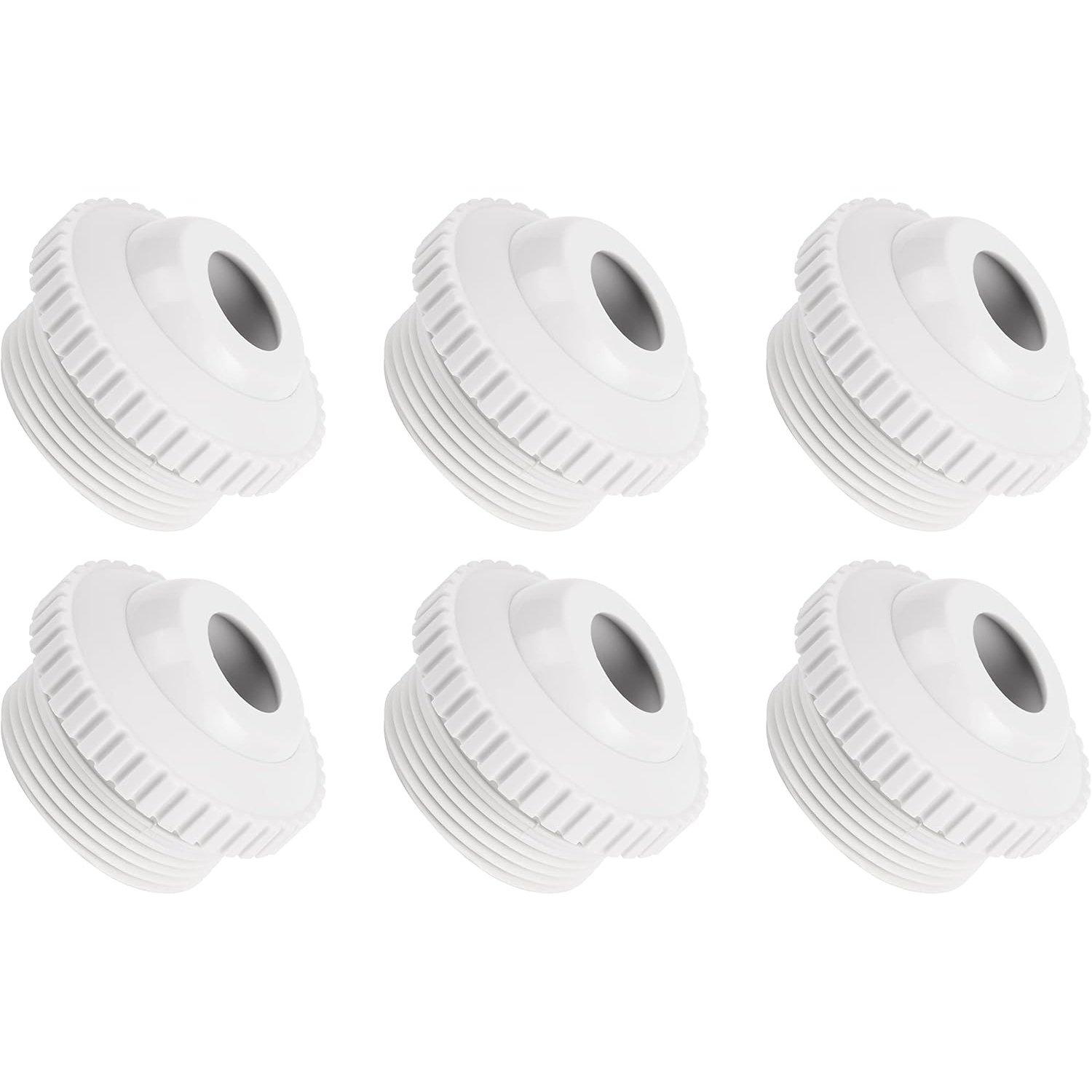 6-pack SP1419D Directional Flow Hydrostream Return Jet Fitting with 3/4" Opening Rotating Eyeball image 0
