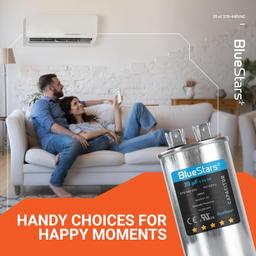 [Lifetime Warranty] 20 uF MFD ±5% 370/440 VAC CBB65 Multi-Purpose Motor Run Round Capacitor 10000AFC - Compatible with Air Conditioner, Heat Pump thumbnail 9