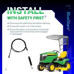 [Lifetime Warranty] GY21106 GY20156 Clutch Control Cable thumbnail 2