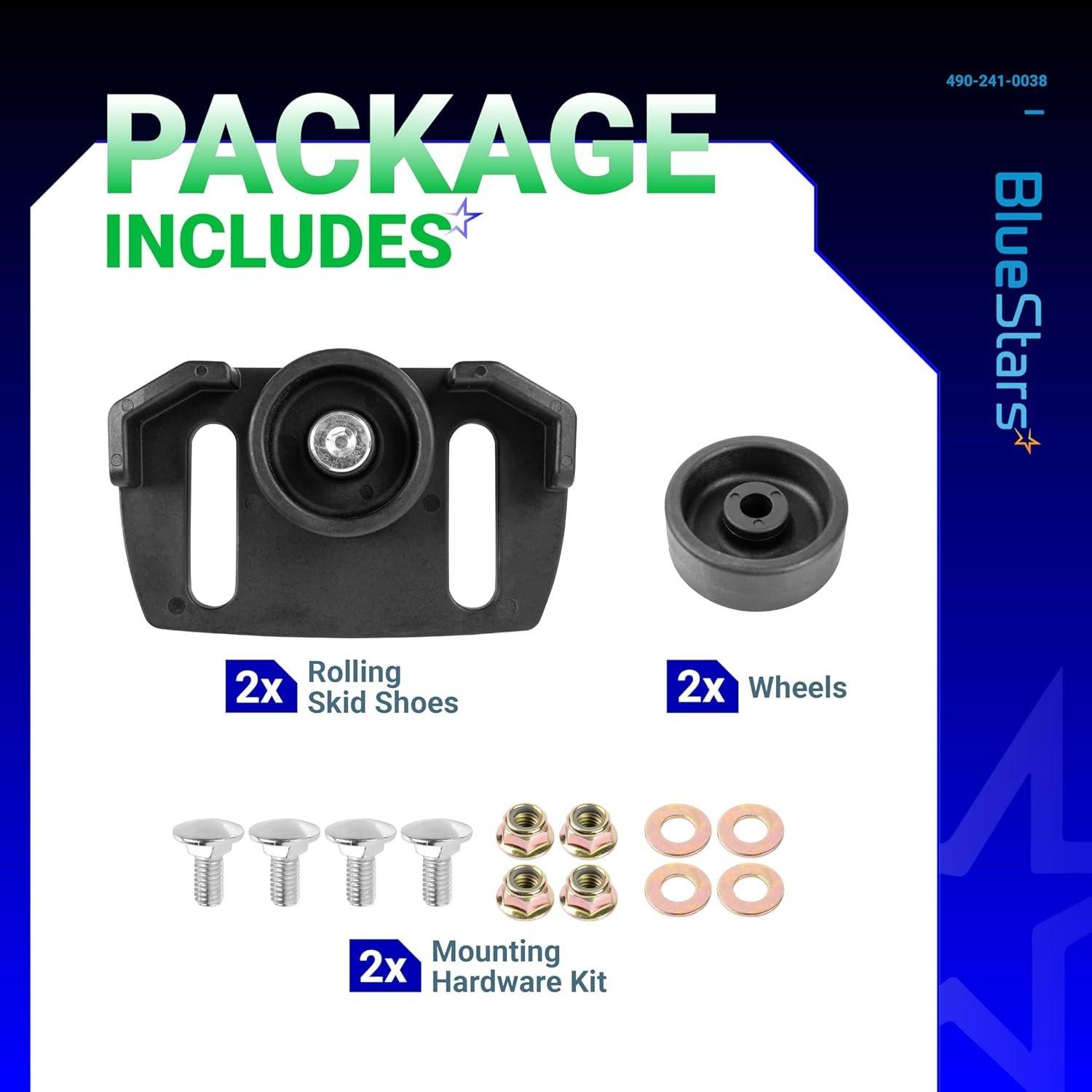 [Lifetime Warranty] 490-241-0038 Universal Snow Blower Rolling Skid Shoes image 2