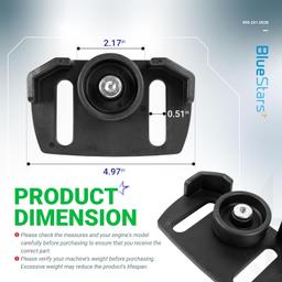 [Lifetime Warranty] 490-241-0038 Universal Snow Blower Rolling Skid Shoes thumbnail 1