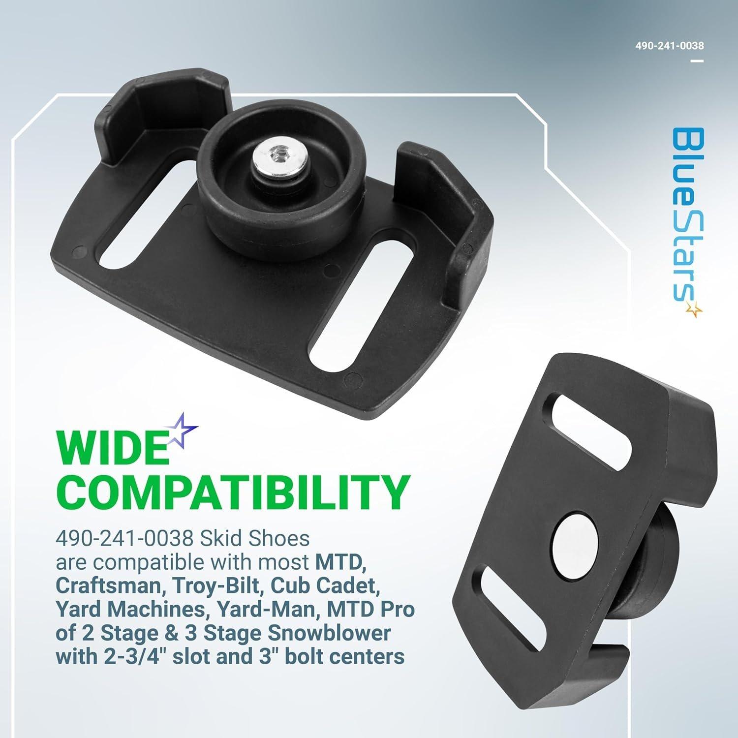 [Lifetime Warranty] 490-241-0038 Universal Snow Blower Rolling Skid Shoes image 5