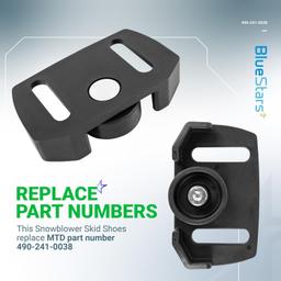 [Lifetime Warranty] 490-241-0038 Universal Snow Blower Rolling Skid Shoes thumbnail 6