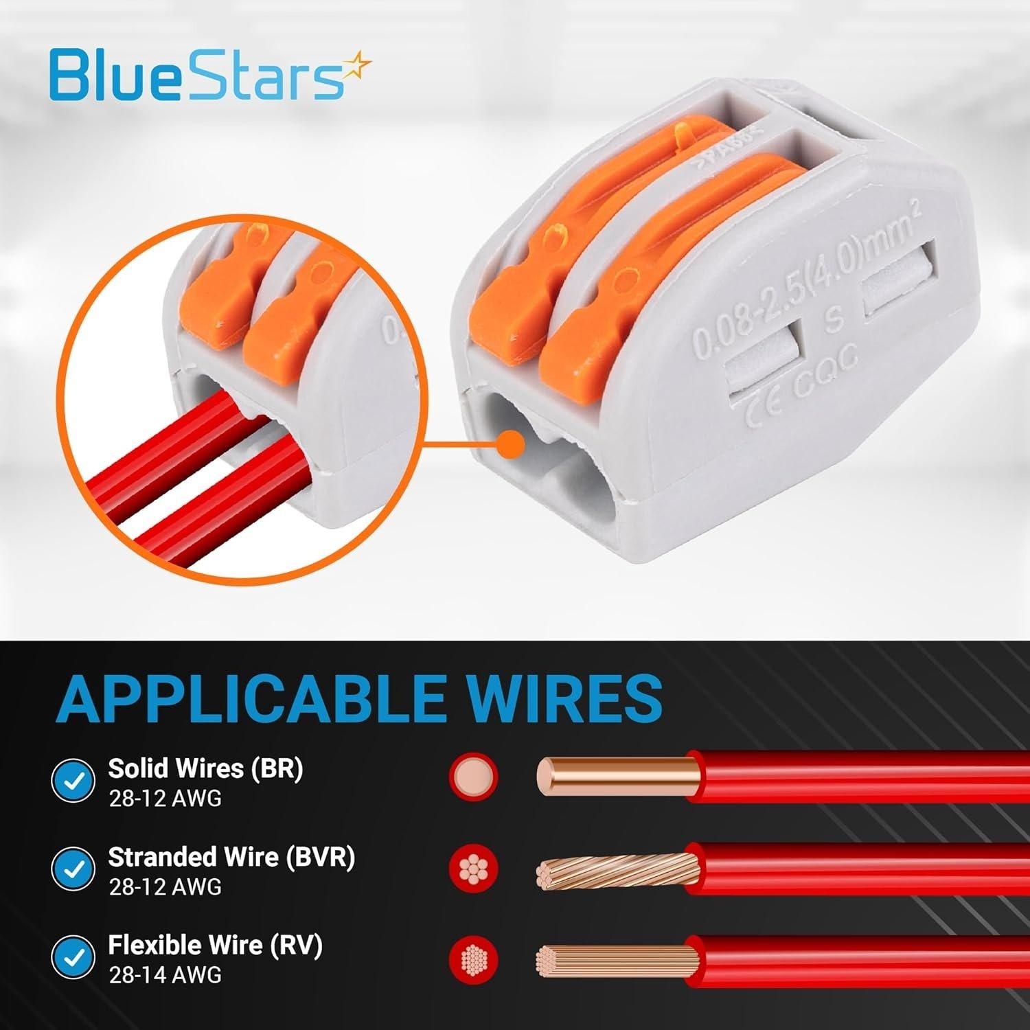 [Lifetime Warranty] 50 Pcs 2/3/5-250V 32A Orange Wire Connectors image 3
