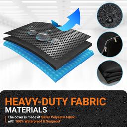 2PCS Washing Machine Covers with Laundry Bag thumbnail 6