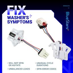 [Lifetime Warranty] WH03X32158 Washer Speed Sensor - Compatible with GE & Hotpoint GTW220ACK6WW GTW335ASN1WW GTW465ASN9WW - Replaces WH12X26330 WH12X25294 AP7020336 PS16619248 EAP16619248 thumbnail 4
