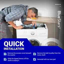 [Lifetime Warranty] WH03X32158 Washer Speed Sensor - Compatible with GE & Hotpoint GTW220ACK6WW GTW335ASN1WW GTW465ASN9WW - Replaces WH12X26330 WH12X25294 AP7020336 PS16619248 EAP16619248 thumbnail 2