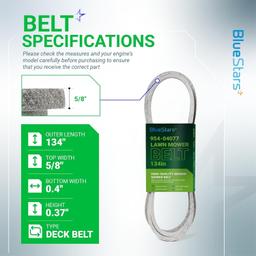 [Lifetime Warranty] Deck Belt 954-04077A thumbnail 8