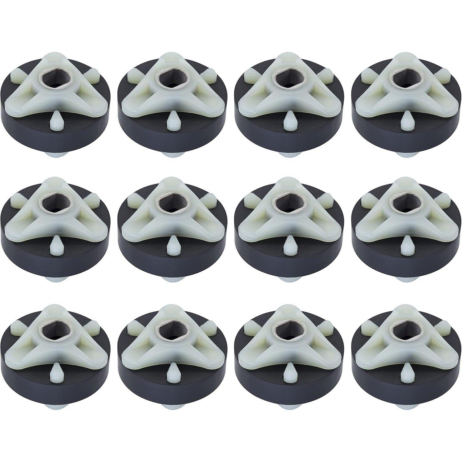 [Lifetime Warranty] 285753A Direct Drive Motor Coupling Kit with Metal Core - Compatible with Whirlpool & Kenmore Washers - Replaces AP3963893 PS1485646 285753AVP 1195967 21003 - Pack of 12 image 0