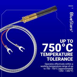 [Lifetime Warranty] 1950-001 Robertshaw Thermopile 36" 250-750 Millivolts MV 2 Lead with PG9 Adapter thumbnail 6