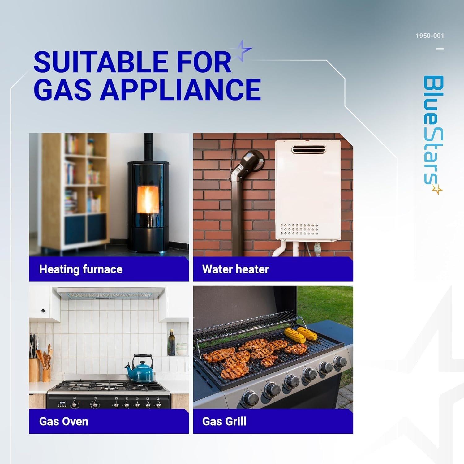 [Lifetime Warranty] 1950-001 Robertshaw Thermopile 36" 250-750 Millivolts MV 2 Lead with PG9 Adapter image 5