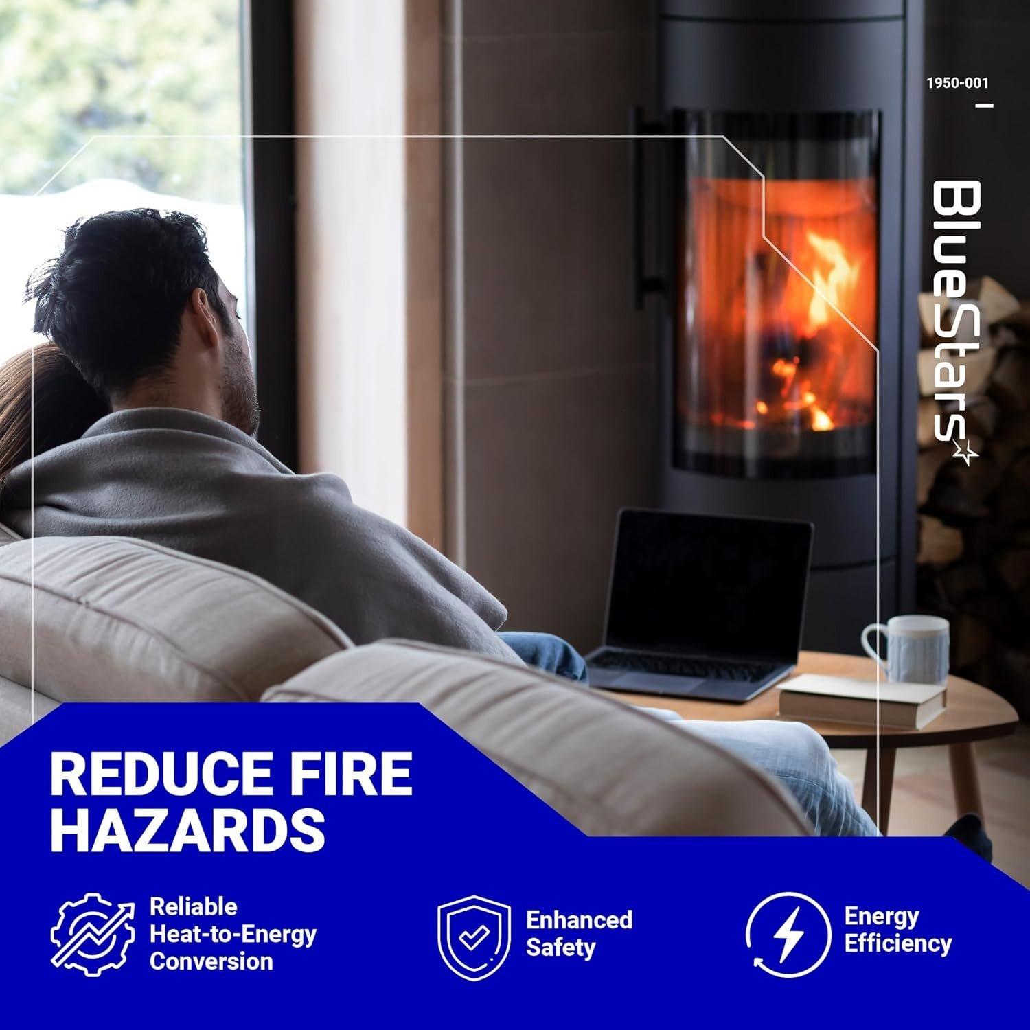 [Lifetime Warranty] 1950-001 Robertshaw Thermopile 36" 250-750 Millivolts MV 2 Lead with PG9 Adapter image 4