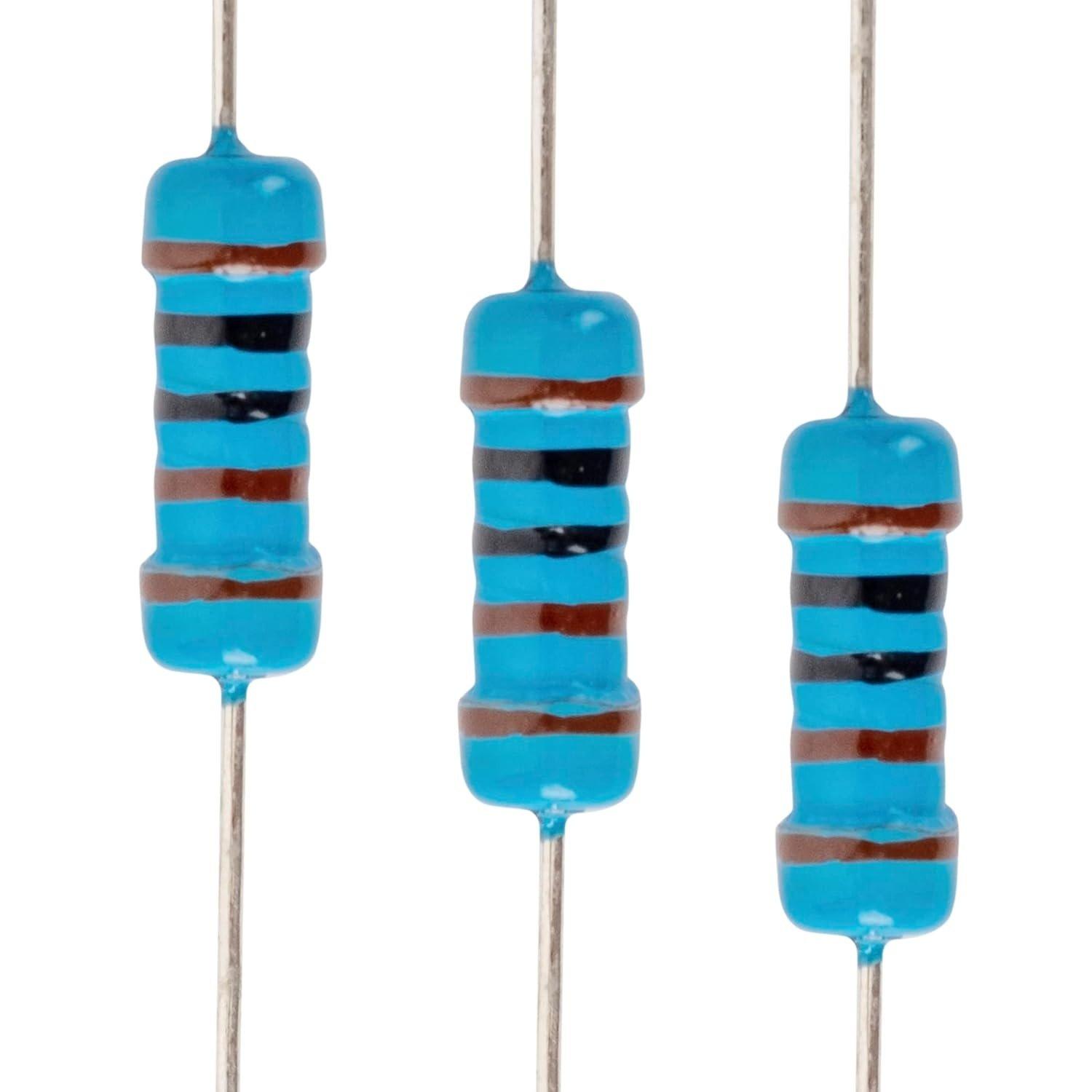 120pcs 1/2W (0.5 Watt) 1k ohm Metal Film Resistor image 0