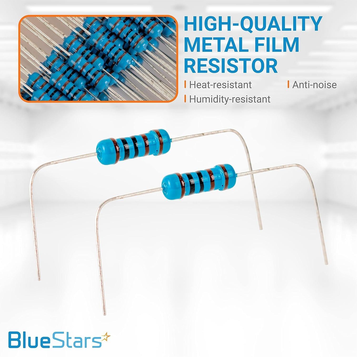 120pcs 1/2W (0.5 Watt) 1k ohm Metal Film Resistor image 6