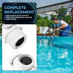 [Lifetime Warranty] 9-100-3008 Pool Cleaner UWF Connector Assembly Disconnect 9-100-3006 Fitting 6-550-00 Filter Screen 6-504-00 thumbnail 2