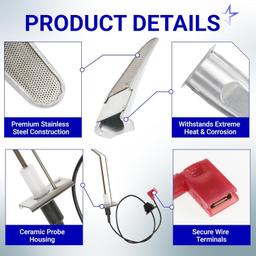 30268 36043 RV Burner Head and 35100 91788 Furnaces Ignitor Electrode Kit thumbnail 5