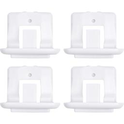 [Lifetime Warranty] WD12X10304 Dishwasher Upper Rack Slide End Cap - Compatible with GE Kenmore Hotpoint Dishwashers - Replaces AP4484666 WD12X344 WD30X97 PS2370502 1556527 - Pack of 4 thumbnail 0