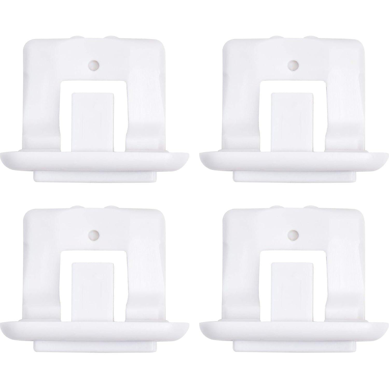 [Lifetime Warranty] WD12X10304 Dishwasher Upper Rack Slide End Cap - Compatible with GE Kenmore Hotpoint Dishwashers - Replaces AP4484666 WD12X344 WD30X97 PS2370502 1556527 - Pack of 4 image 0