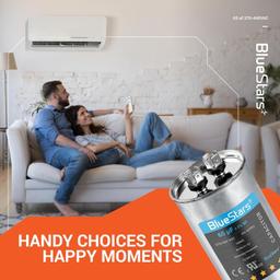 [Lifetime Warranty] 65 uF MFD 370/440 VAC Round Run Start Capacitor CBB65 - Fits AC Motor Run, Fan Start, Heat Pump thumbnail 9