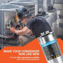 [Lifetime Warranty] 65 uF MFD 370/440 VAC Round Run Start Capacitor CBB65 - Fits AC Motor Run, Fan Start, Heat Pump thumbnail 6