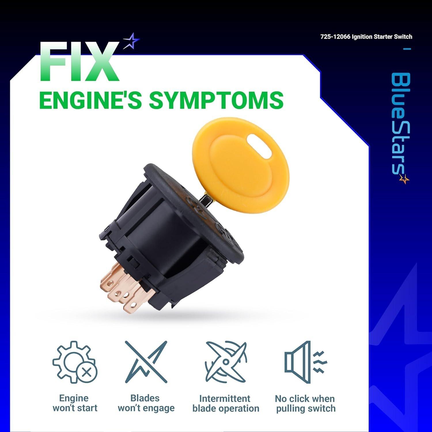 [Lifetime Warranty] 725-12066 Ignition Starter Switch image 2