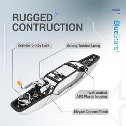 [Lifetime Warranty] 22738721 Front Left Driver Side Exterior Chrome Door Handle thumbnail 2