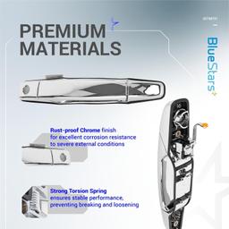 [Lifetime Warranty] 22738721 Front Left Driver Side Exterior Chrome Door Handle thumbnail 3
