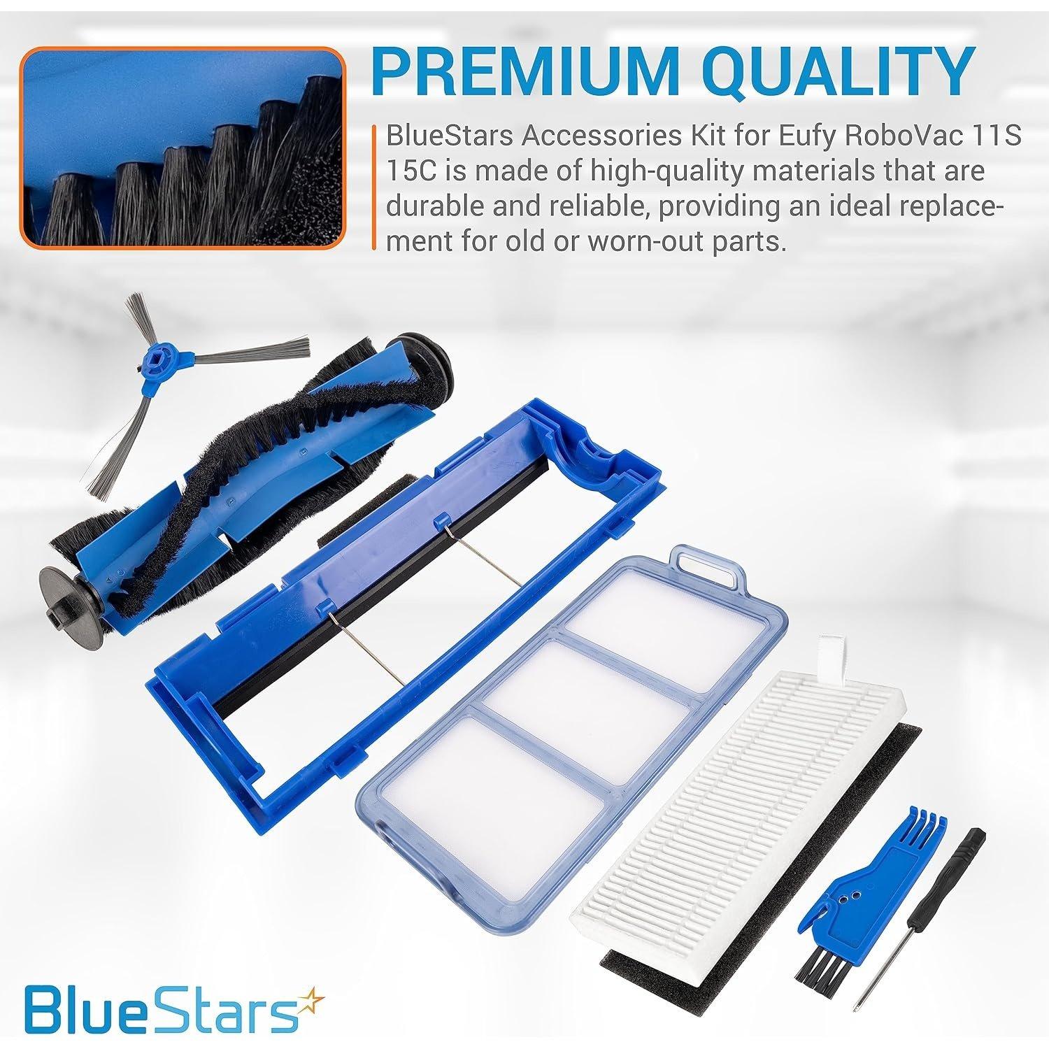 Accessories Kit, 2 Main Brushes + 10 Side Brushes + Filters + Brush Guard + 1 Sweeping Brush image 6