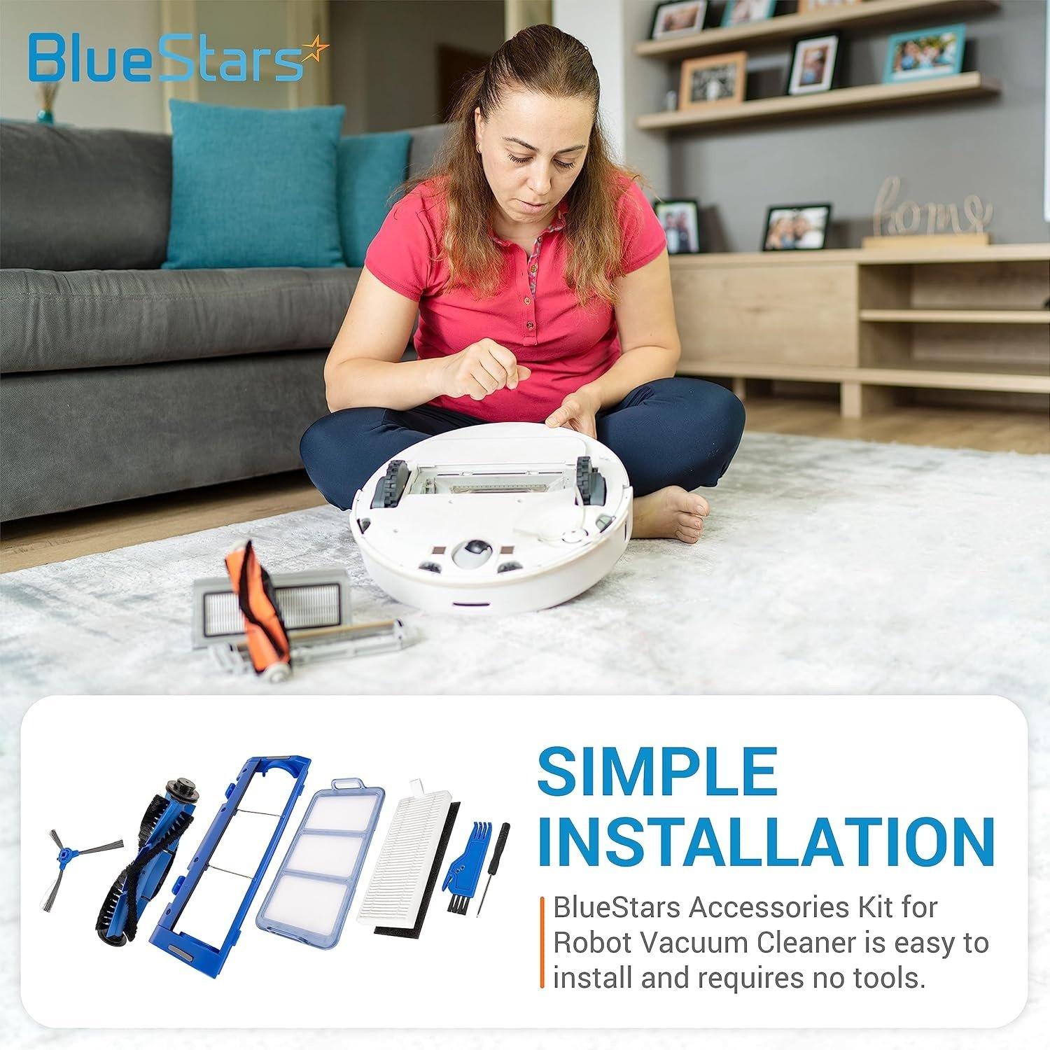 Accessories Kit, 2 Main Brushes + 10 Side Brushes + Filters + Brush Guard + 1 Sweeping Brush image 4