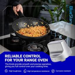 [Lifetime Warranty] W11239985 W10850015 Stove Knob Replacement - Compatible with Whirlpool WFG550S0HZ0, WFG550S0LV1, WFG525S0HV1, WFG535S0JV0, WFG550S0HV0, WFG525S0JZ0 - Replaces 4845290 W11032553 thumbnail 1