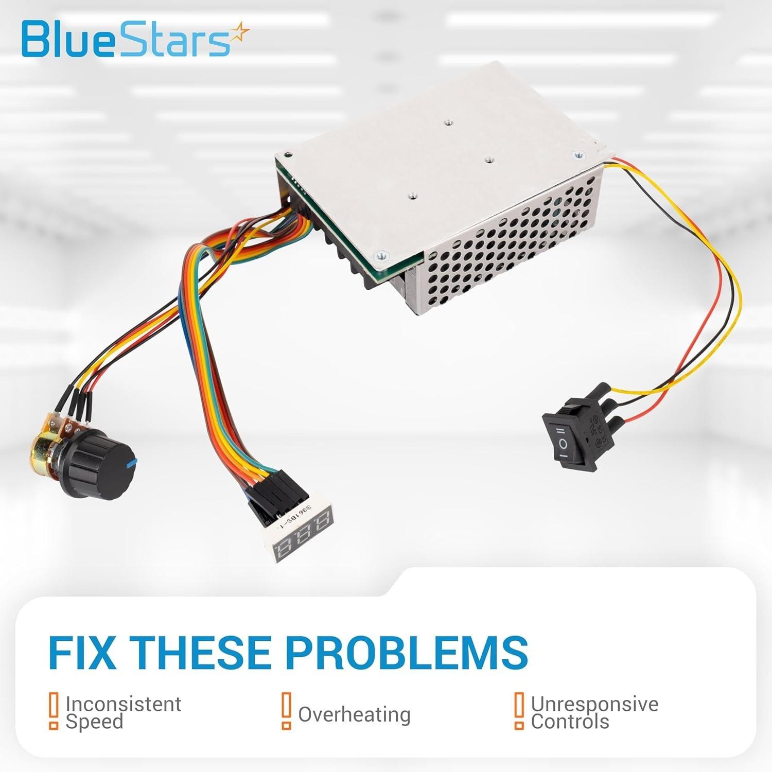 10-55V 12V 24V 36V 48V 60A 15KHZ PWM DC Brushed Motor Speed Controller image 6