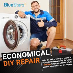 [Lifetime Warranty] 285753A Direct Drive Motor Coupling Kit & 4 Packs 80040 Washer Agitator Dogs Kit - Compatible with Whirlpool Kenmore Washers - Replaces 1195967 280152 285612 285770 3366877 thumbnail 1
