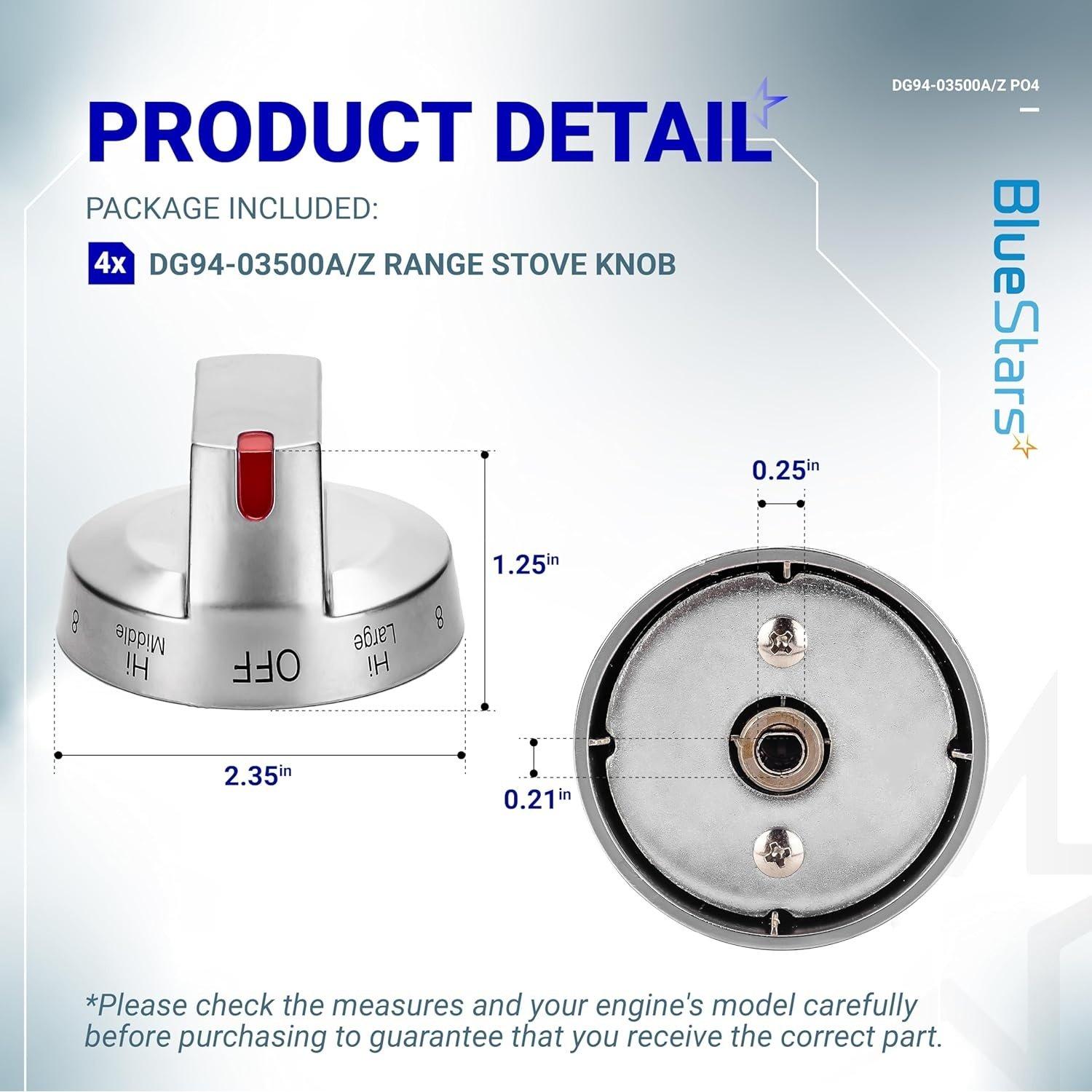 [Lifetime Warranty] Gas Stove Knob DG94-03500A/Z image 1