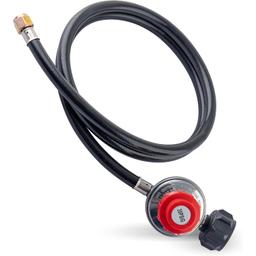 [Lifetime Warranty] 4FT 0-30 PSI Adjustable Propane Regulator with QCC1/Type1 x 3/8" Flare Hose thumbnail 0