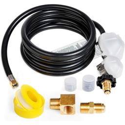 [Lifetime Warranty] 12 FT F273684 Propane Hose with Regulator thumbnail 0