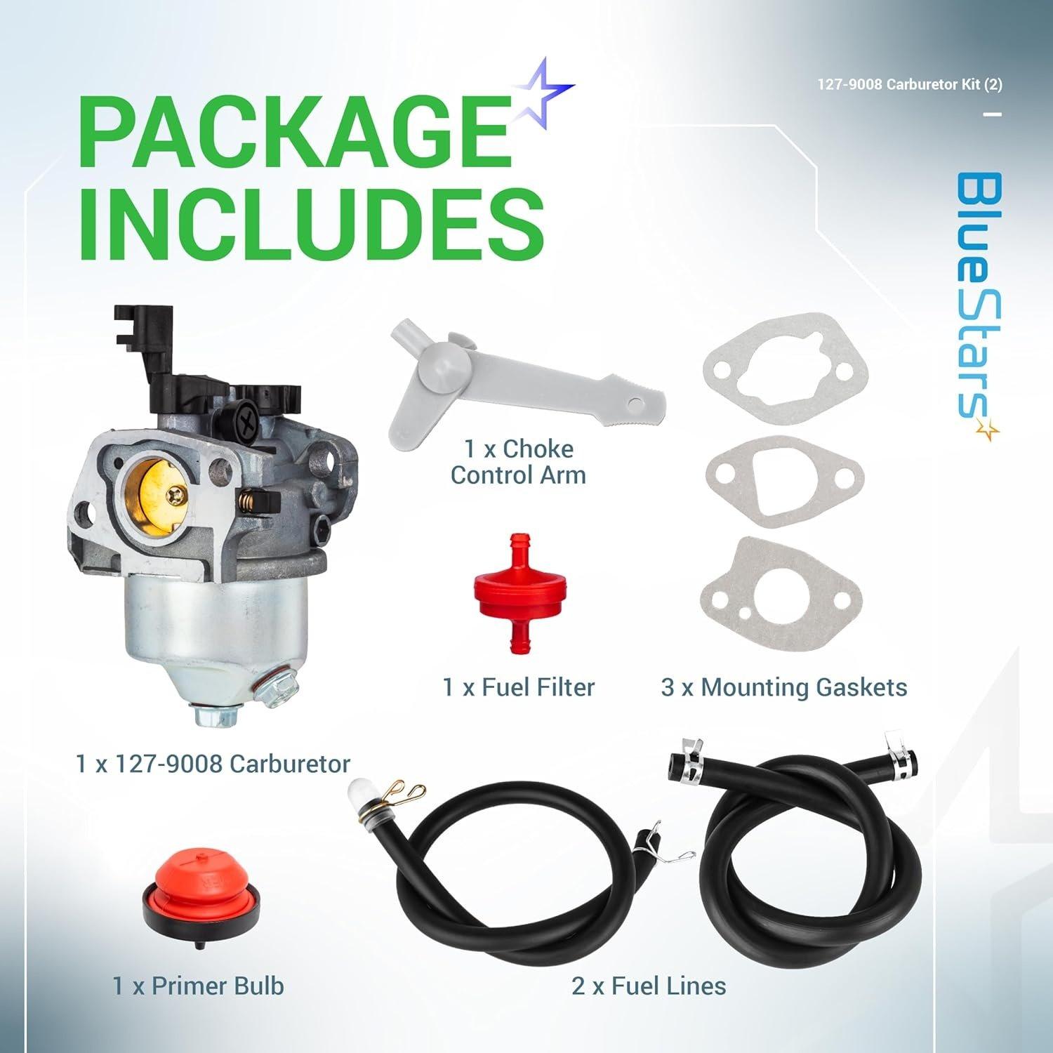 [Lifetime Warranty] 38744 127-9008 Carburetor image 1
