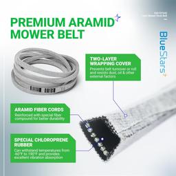 [Lifetime Warranty] Mower Deck Belt 532197242 138.75" x 0.65" thumbnail 3