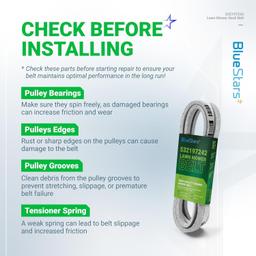 [Lifetime Warranty] Mower Deck Belt 532197242 138.75" x 0.65" thumbnail 6