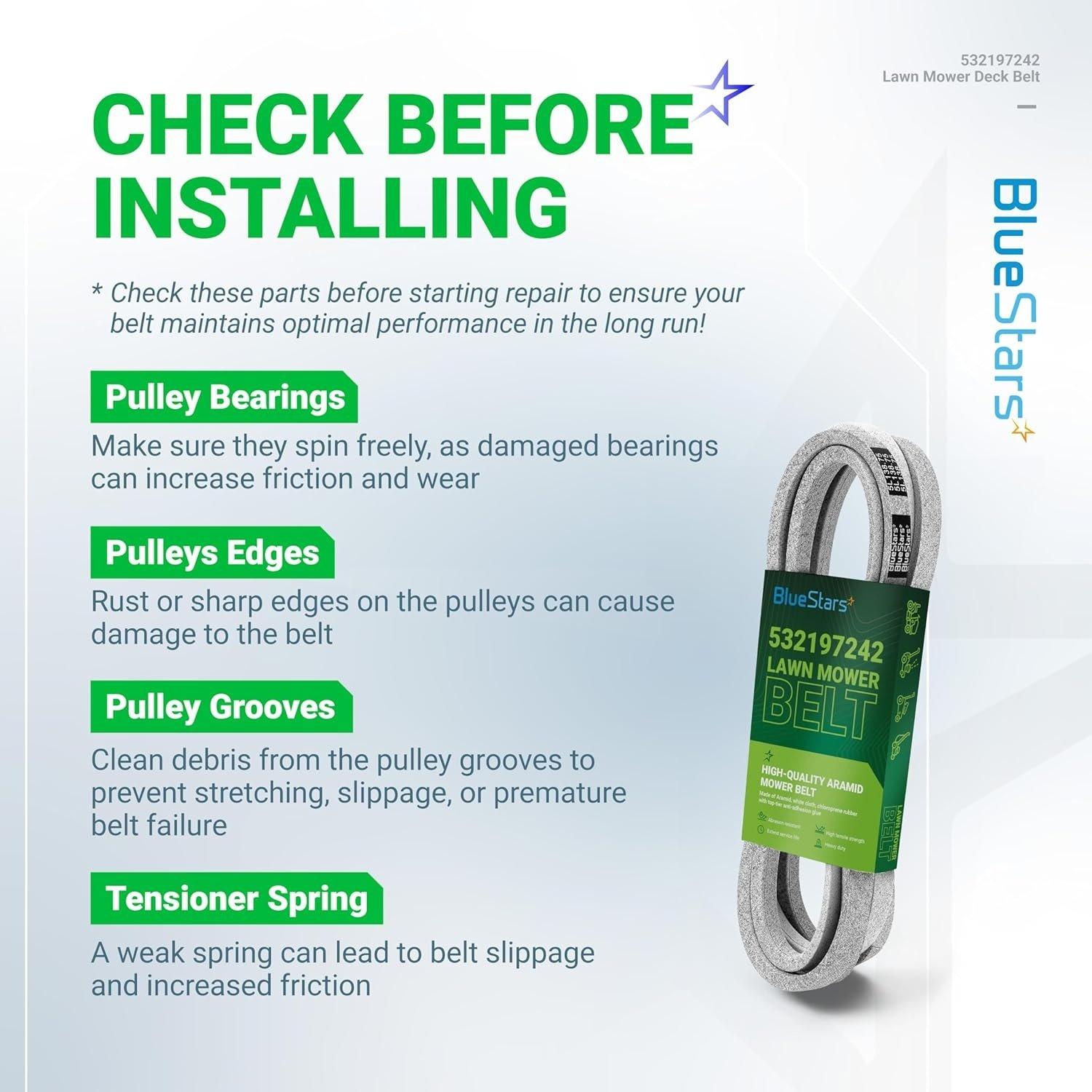 [Lifetime Warranty] Mower Deck Belt 532197242 138.75" x 0.65" image 6