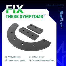 [Lifetime Warranty] 302565MA 302565 Snow Thrower Rubber Paddle & Hardware thumbnail 1