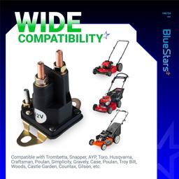 [Lifetime Warranty] 4-Pole 146154 145673 Starter Solenoid for Craftsman thumbnail 2