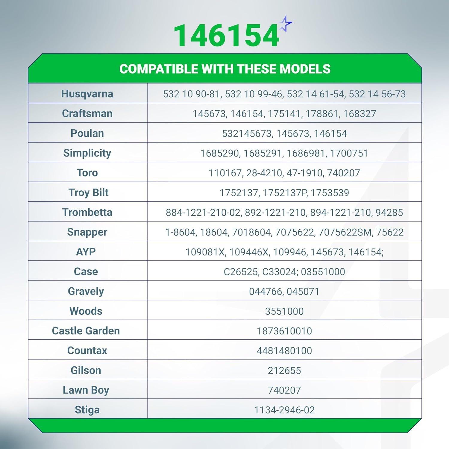 [Lifetime Warranty] 4-Pole 146154 145673 Starter Solenoid for Craftsman image 1