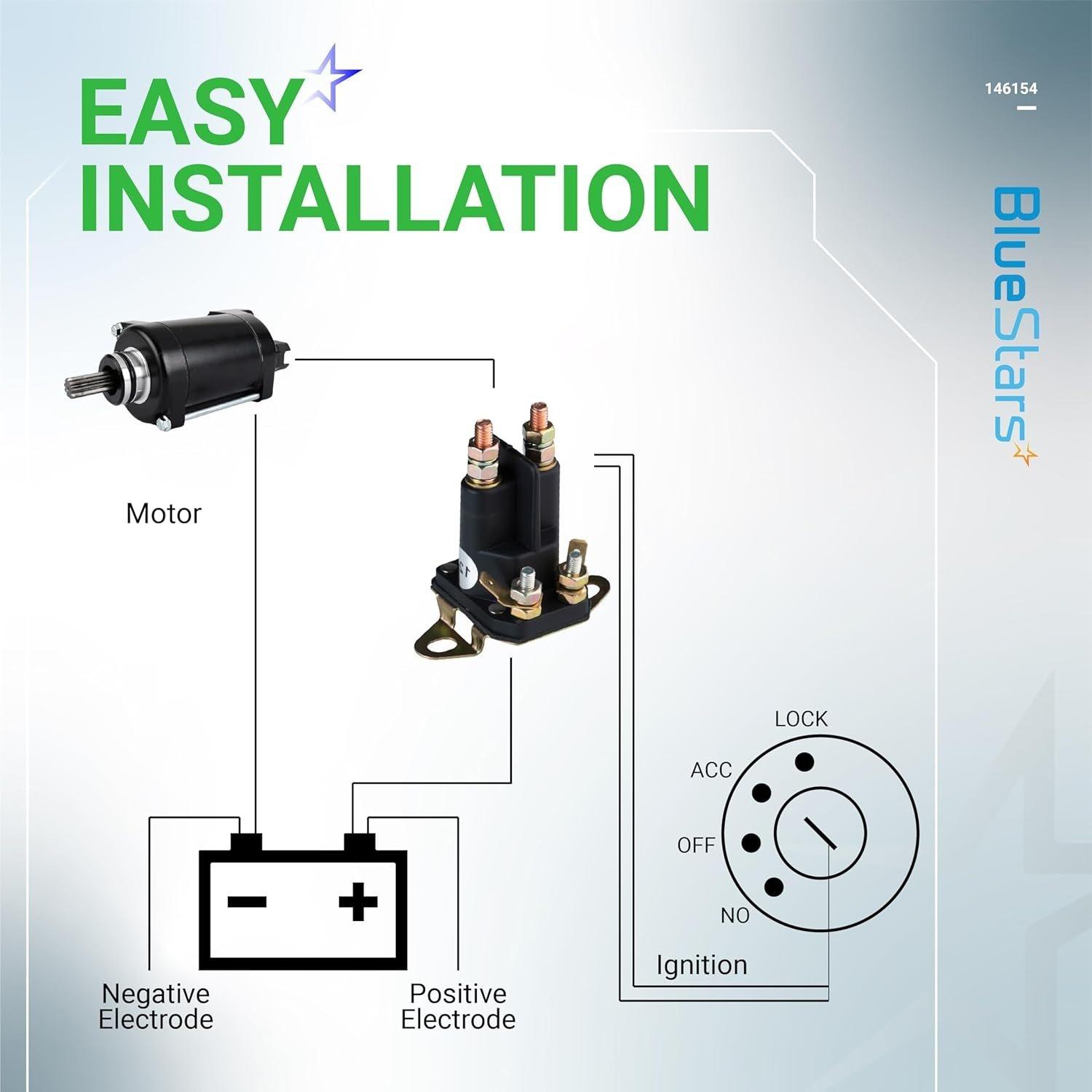 [Lifetime Warranty] 4-Pole 146154 145673 Starter Solenoid for Craftsman image 7