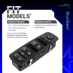 [Lifetime Warranty] 68086693AC Driver Side Power Master Window Switch thumbnail 2