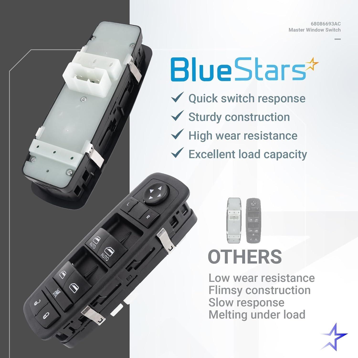 [Lifetime Warranty] 68086693AC Driver Side Power Master Window Switch image 6