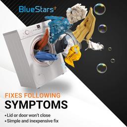 [Lifetime Warranty] AGM73610701 Washer Magnetic Door Plunger Replacement - Compatible with LG & Kenmore Washers - Replaces AGM73610702 AP5331994 MEG61961401 - Pack of 2 thumbnail 1